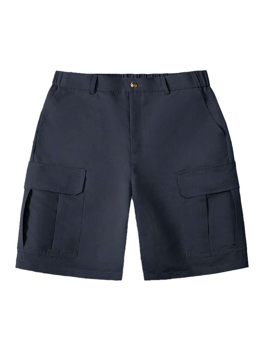 Short cargo homme à poches à rabat