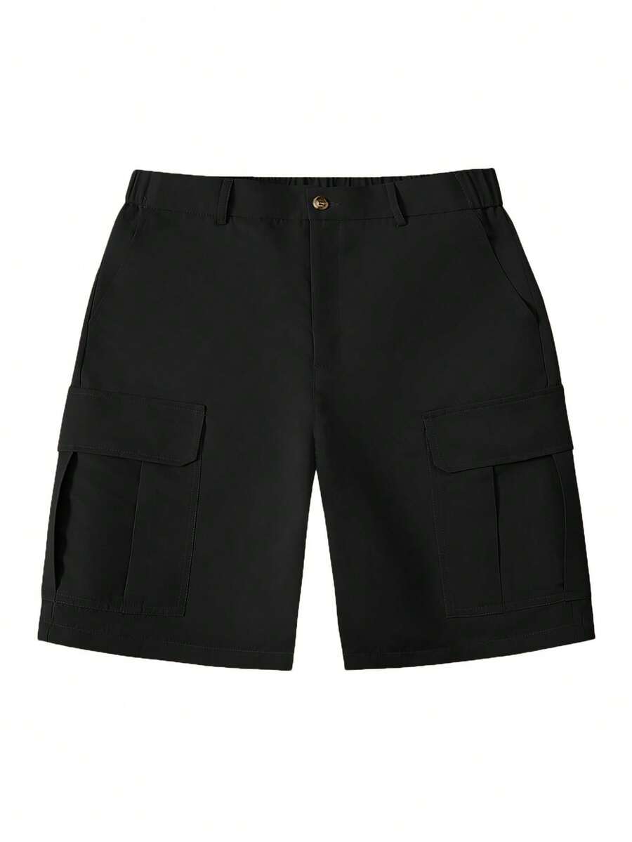 Short cargo homme à poches à rabat
