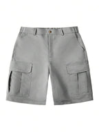 Short cargo homme à poches à rabat