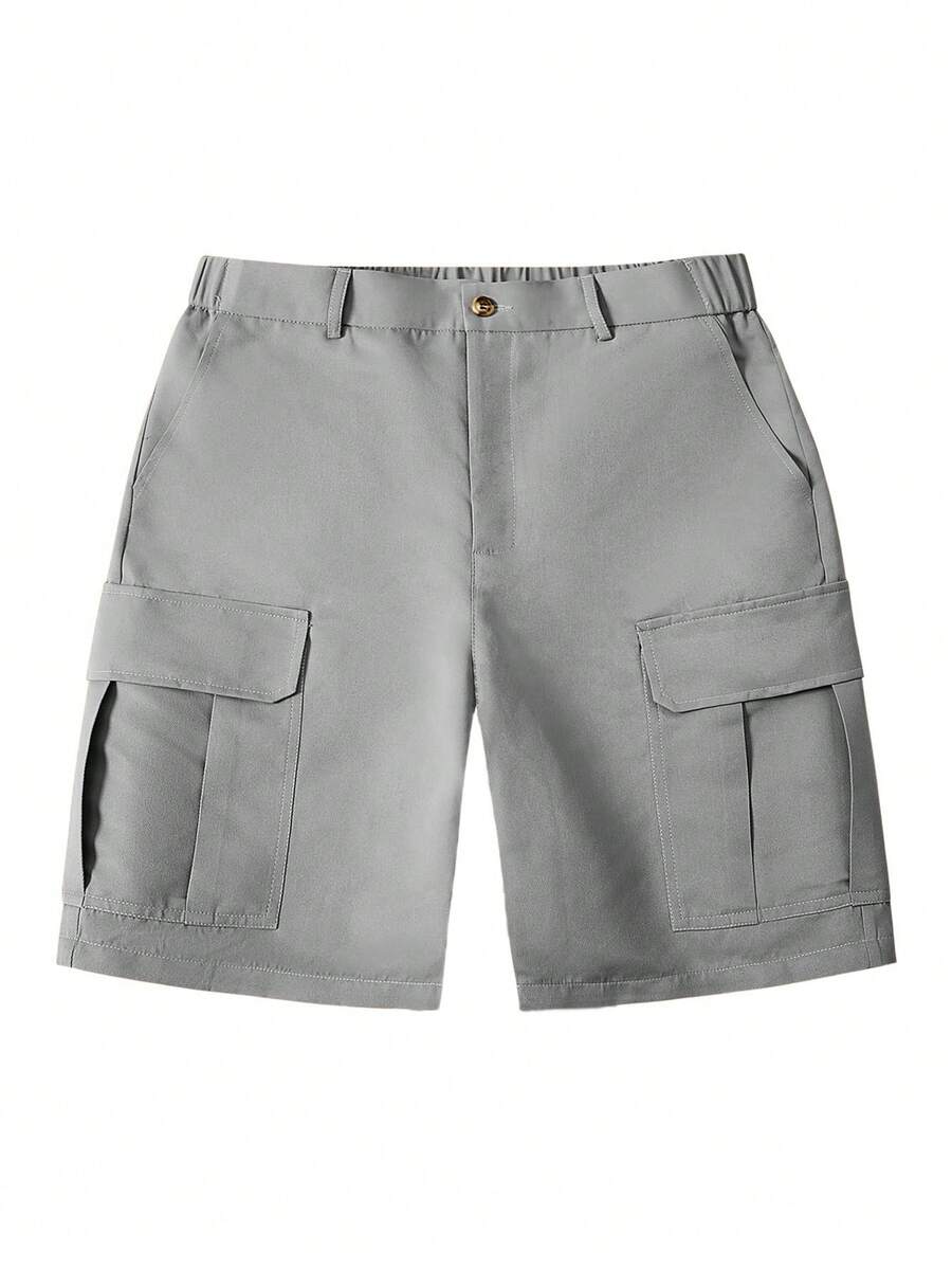 Short cargo homme à poches à rabat