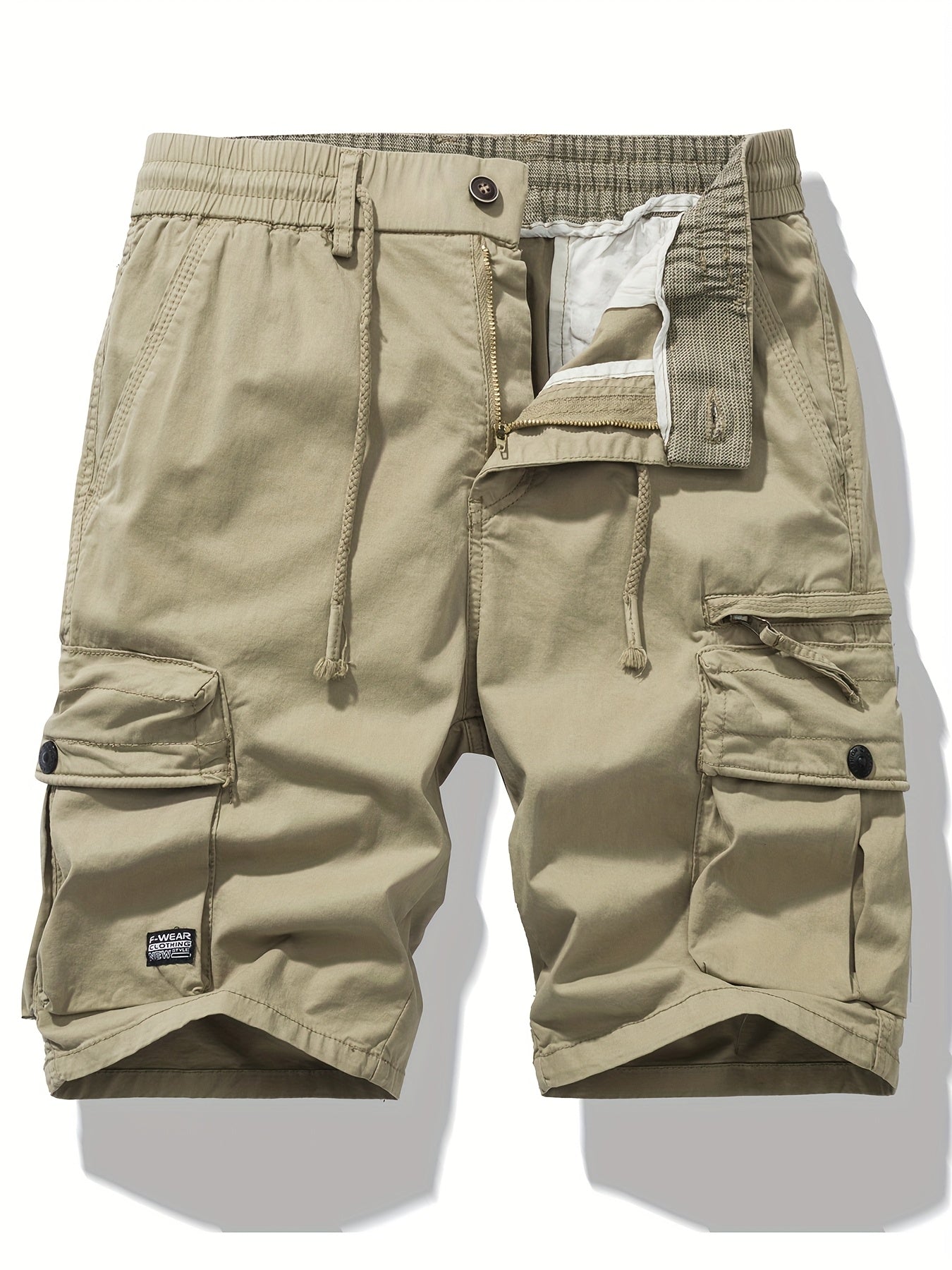 Short cargo homme taille ajustable