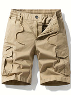 Short cargo homme texture tissée