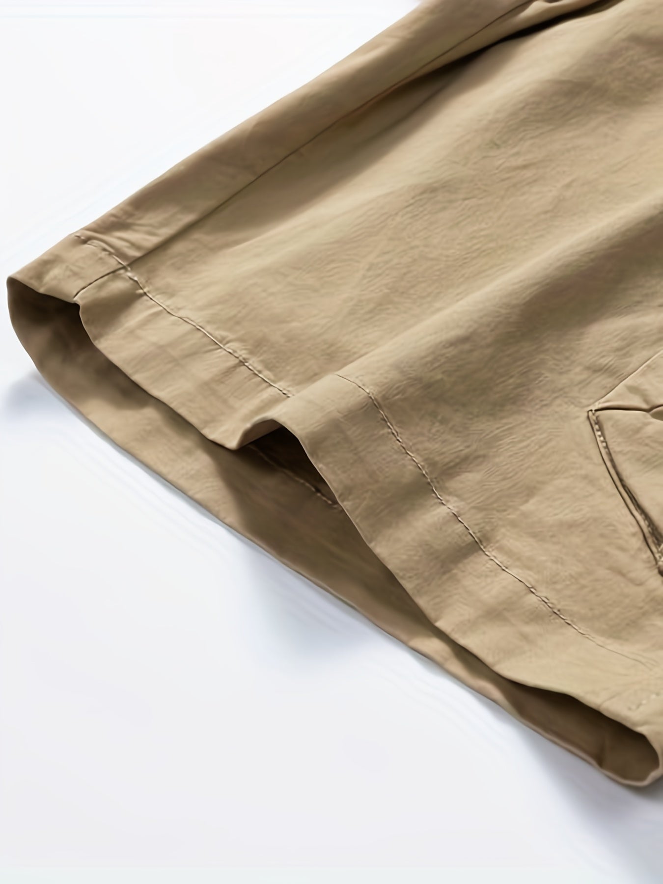 Short cargo homme texture tissée