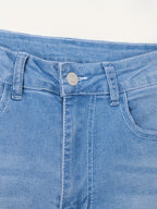 Short en jean homme taille haute