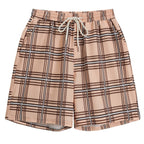 Short homme à carreaux