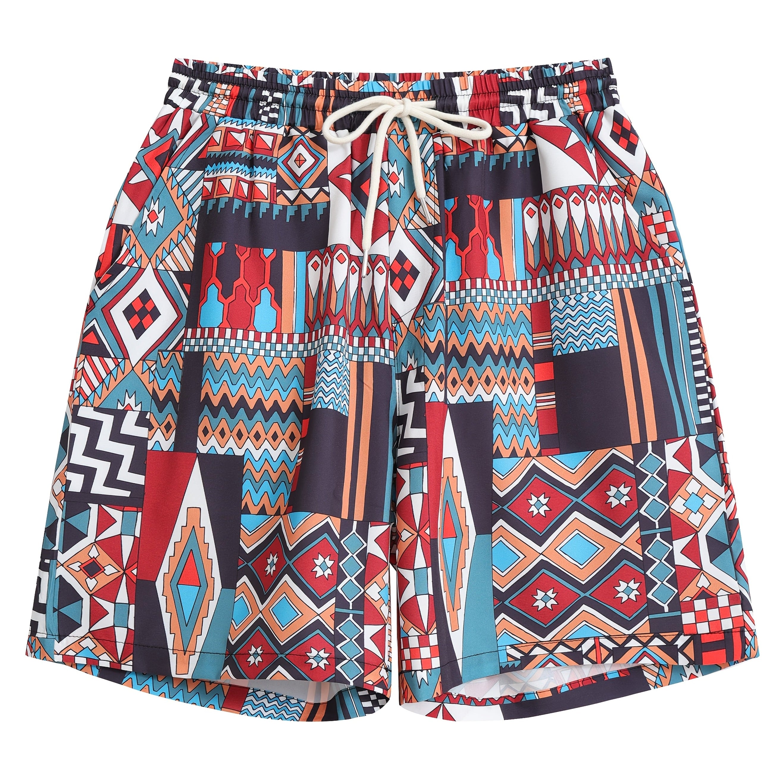 Short homme à carreaux