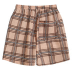 Short homme à carreaux