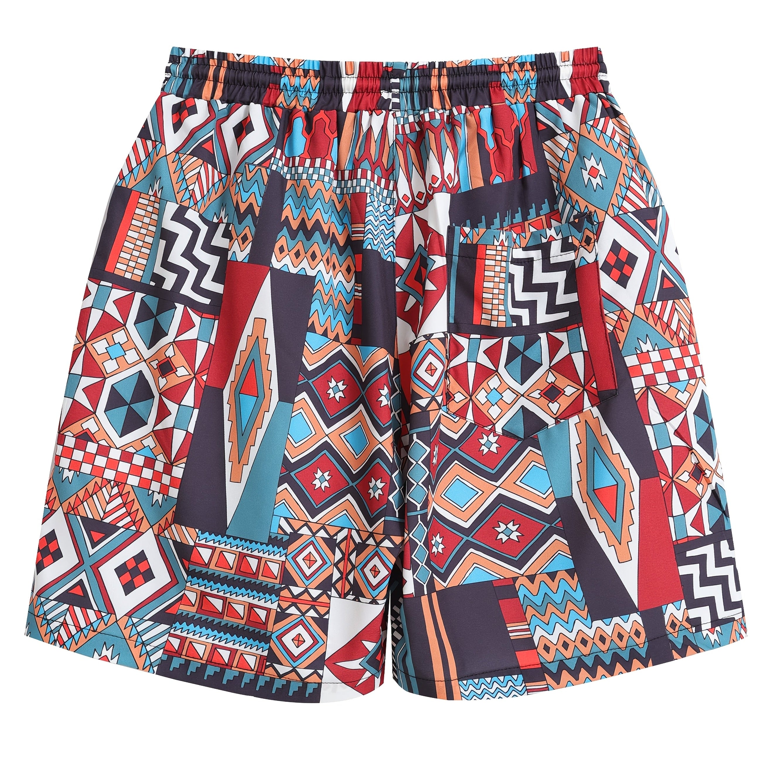 Short homme à carreaux