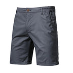 Short homme à taille partiellement élastiquée