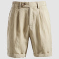 Short homme chino plissé