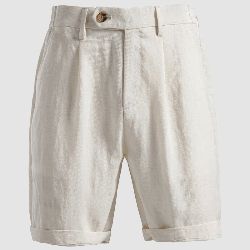 Short homme chino plissé
