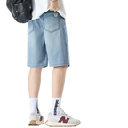 Short homme coupe droite délavé