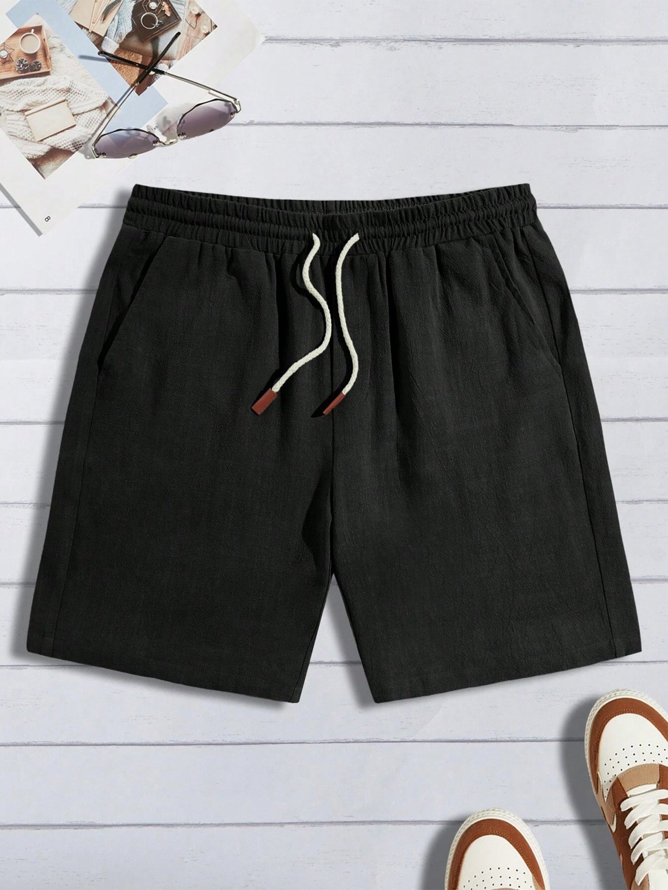 Short homme finition texturée