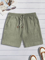 Short homme finition texturée