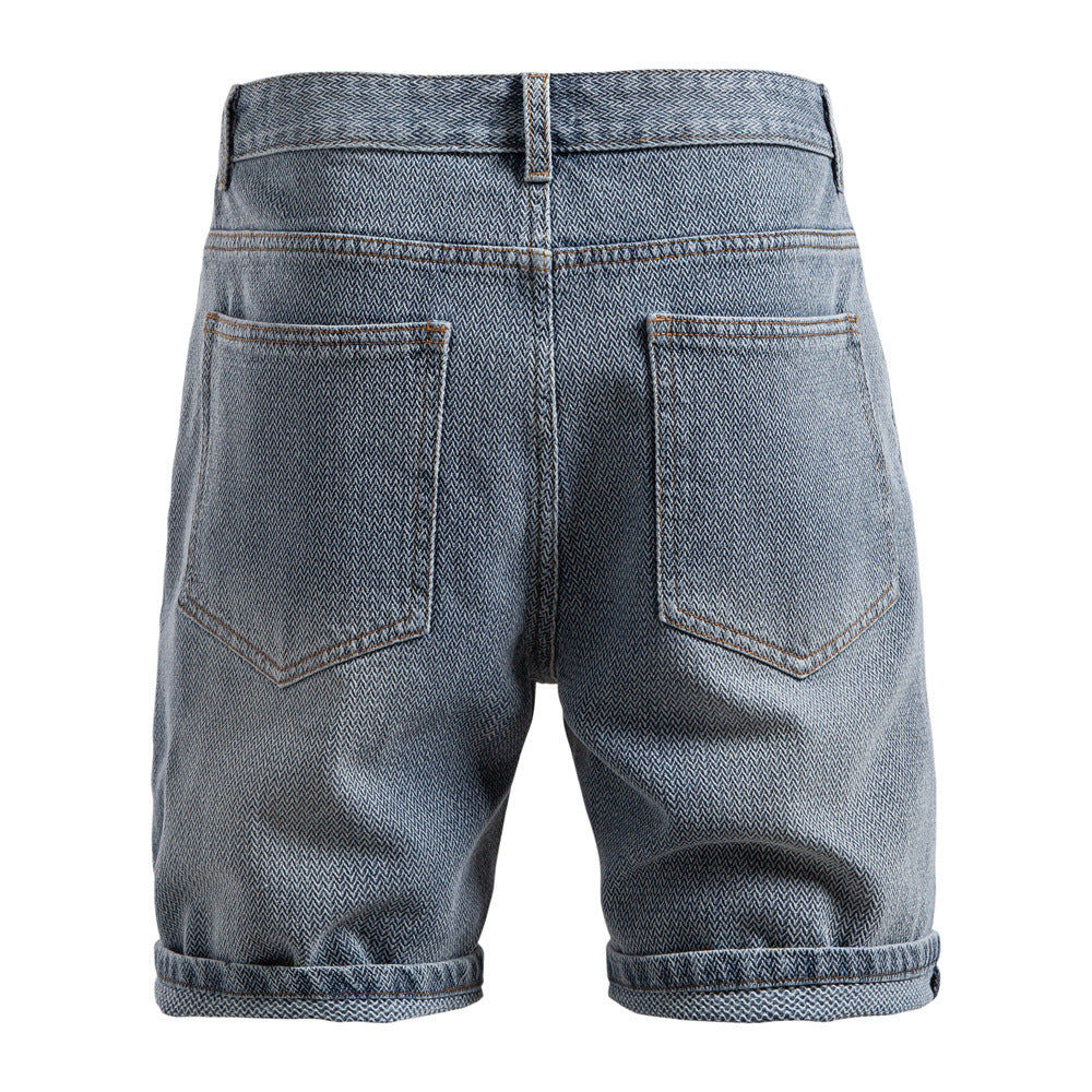 Short homme jean classique