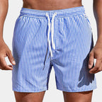 Short homme rayé à cordon