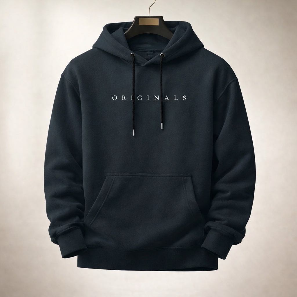 Sweat à capuche homme à poche kangourou