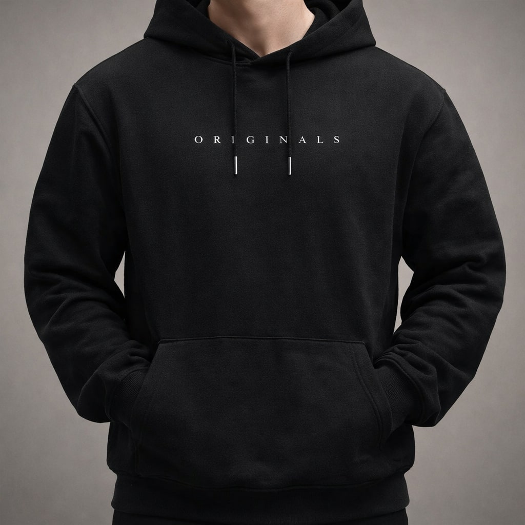 Sweat à capuche homme à poche kangourou