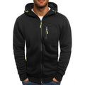 Sweat homme à capuche zippé manches longues