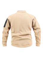 Sweat homme col montant zippé manches raglan