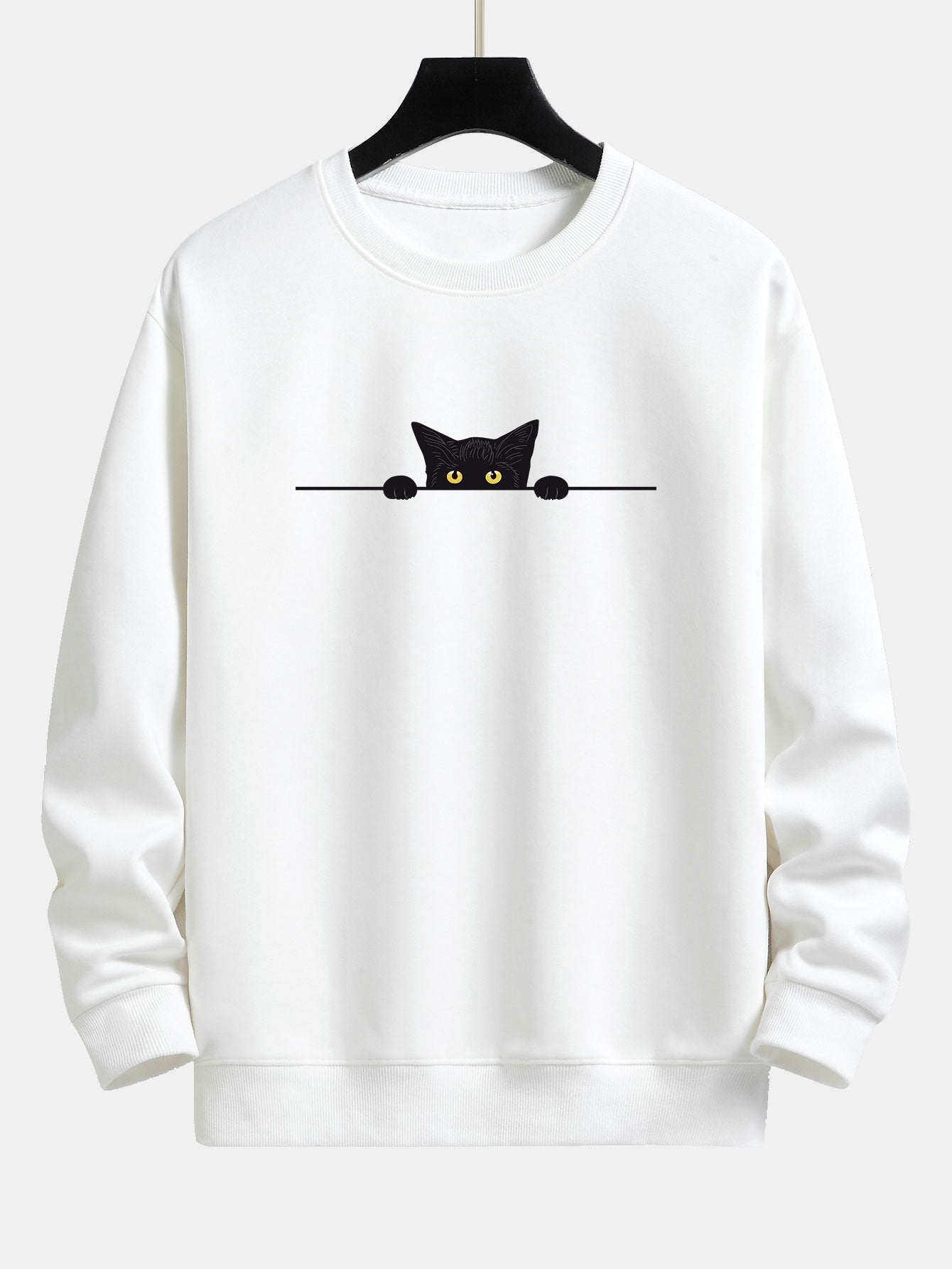 Sweat homme imprimé col rond