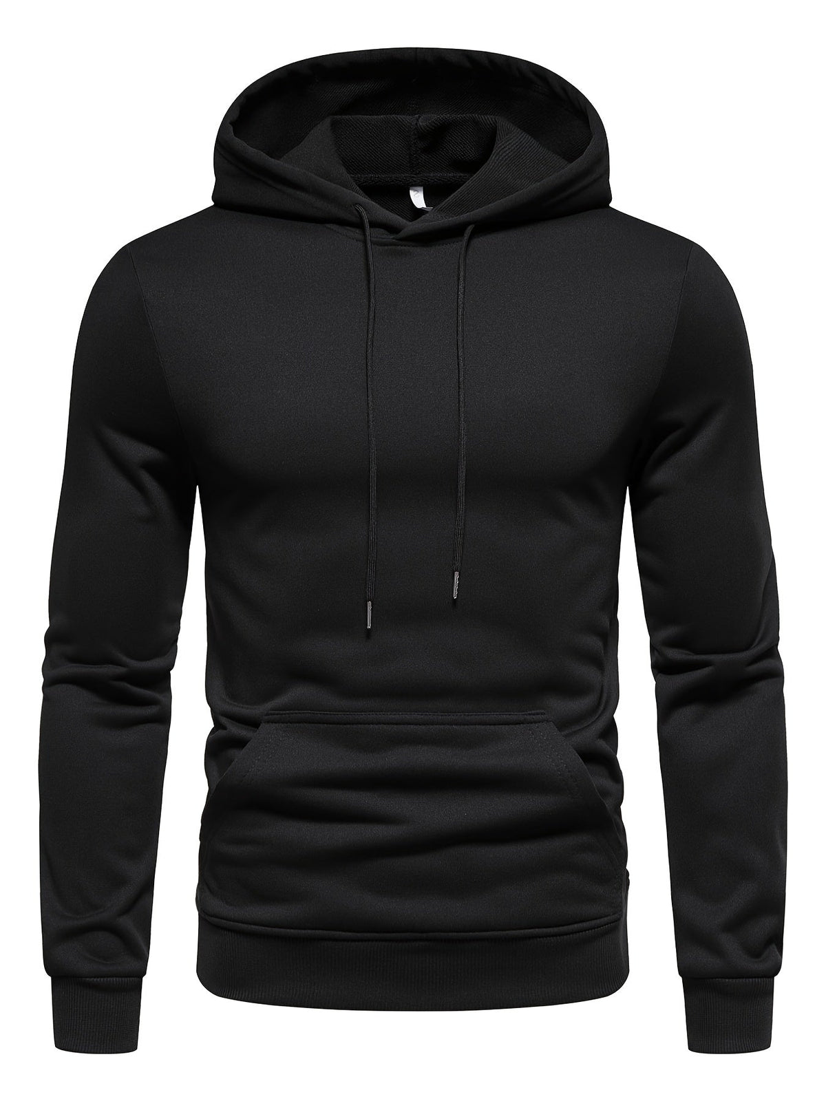 Sweat homme uni à capuche