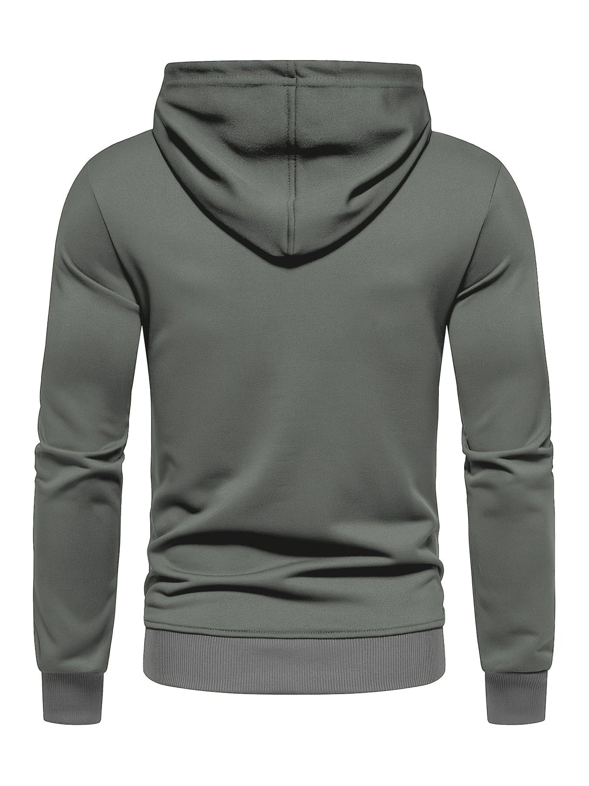 Sweat homme uni à capuche