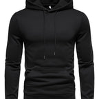 Sweat homme uni à capuche