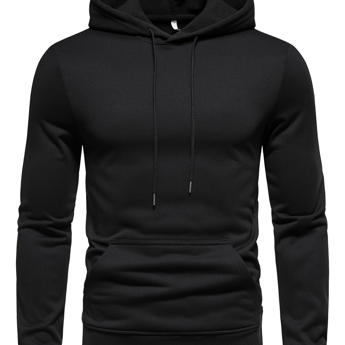 Sweat homme uni à capuche