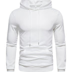 Sweat homme uni à capuche
