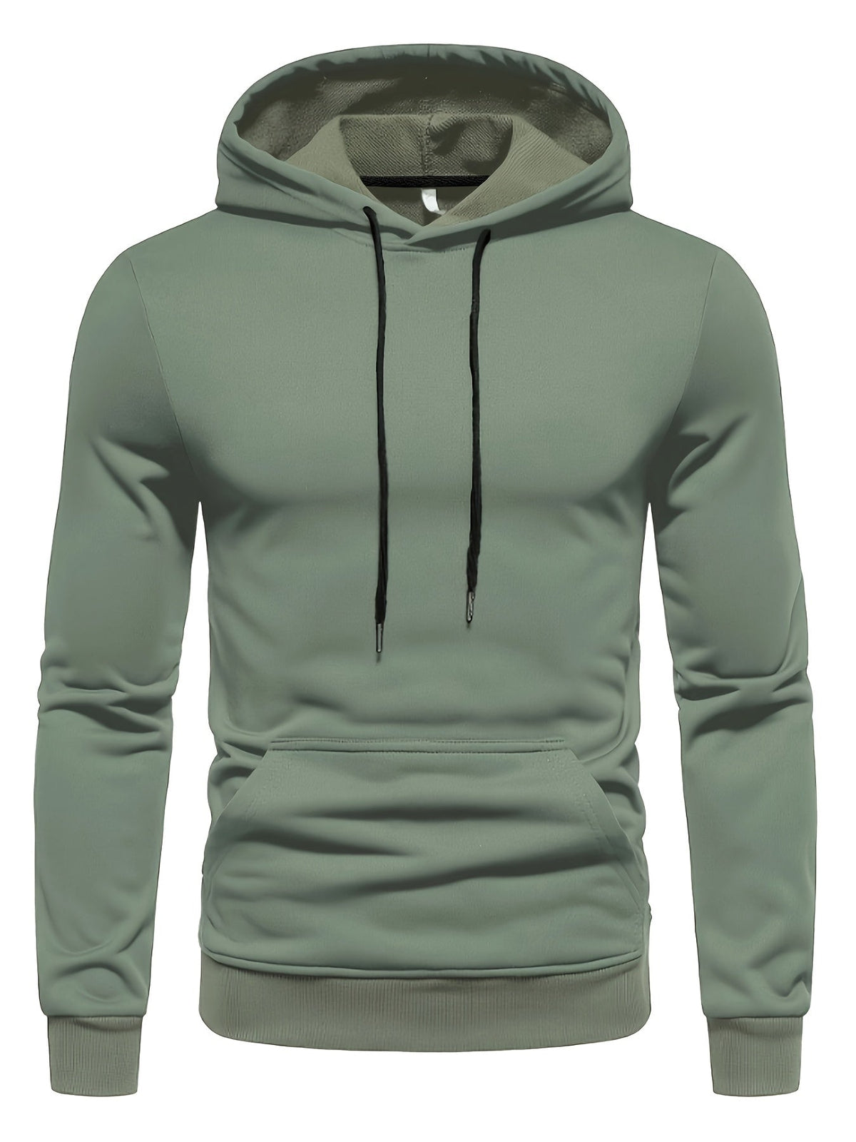 Sweat homme uni à capuche