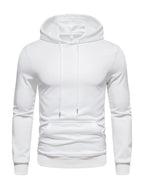 Sweat homme uni à capuche