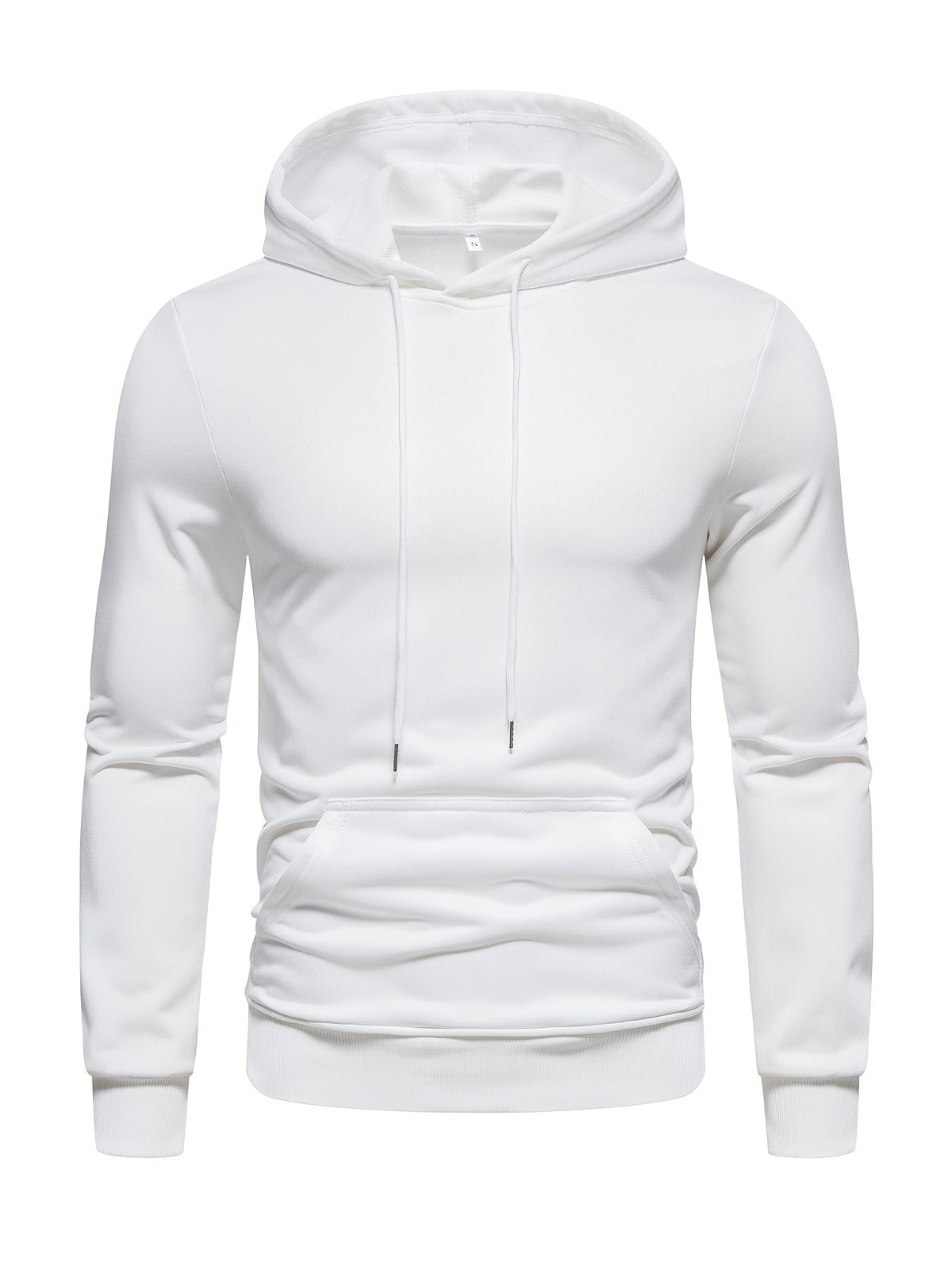 Sweat homme uni à capuche