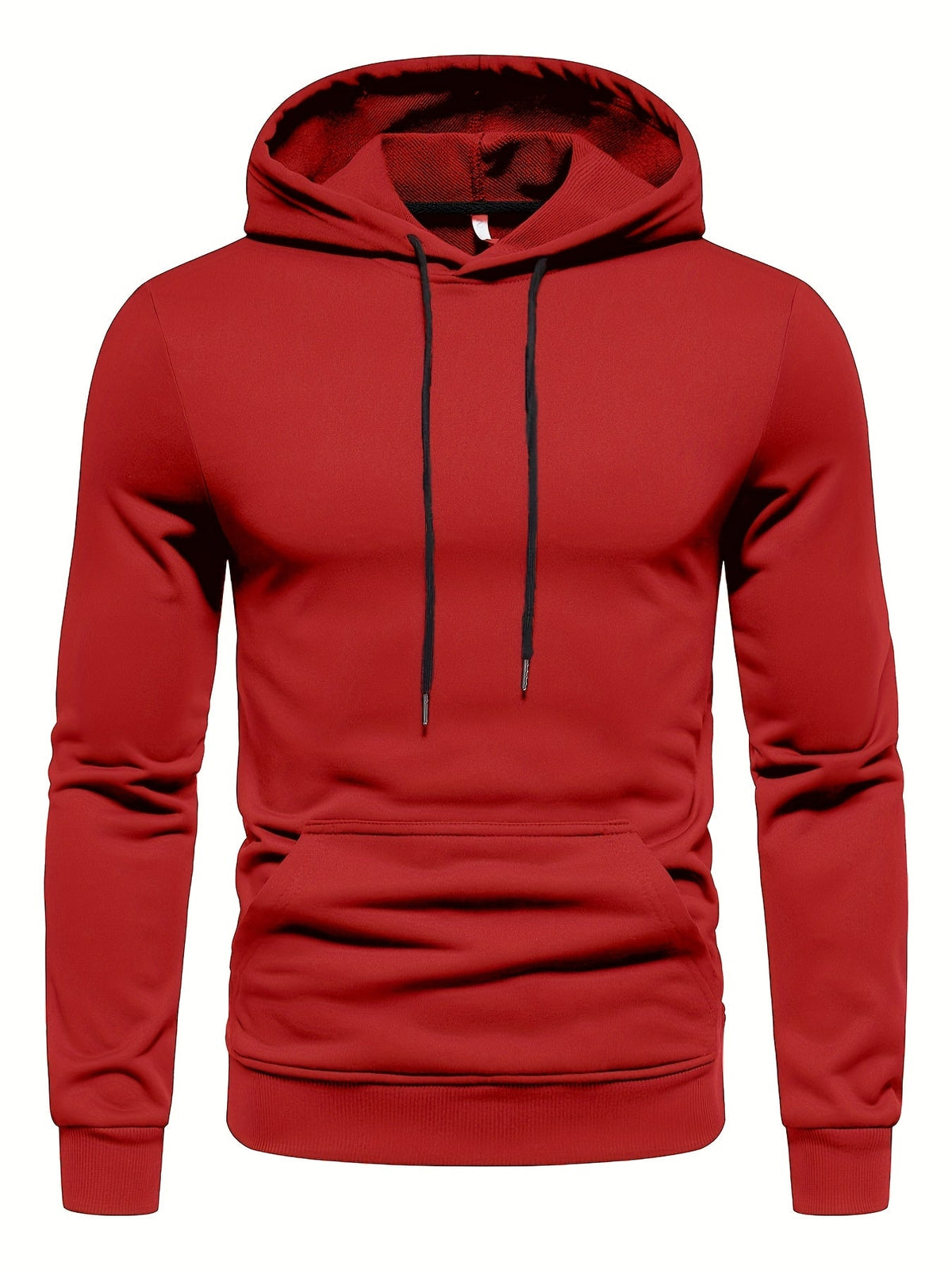Sweat homme uni à capuche