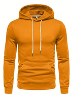Sweat homme uni à capuche