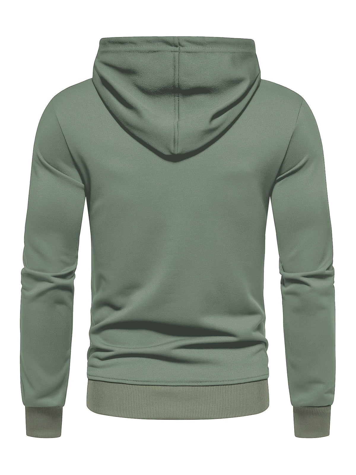 Sweat homme uni à capuche