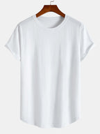 T-shirt homme bas arrondi