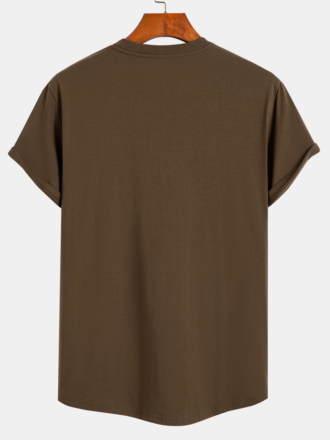 T-shirt homme bas arrondi