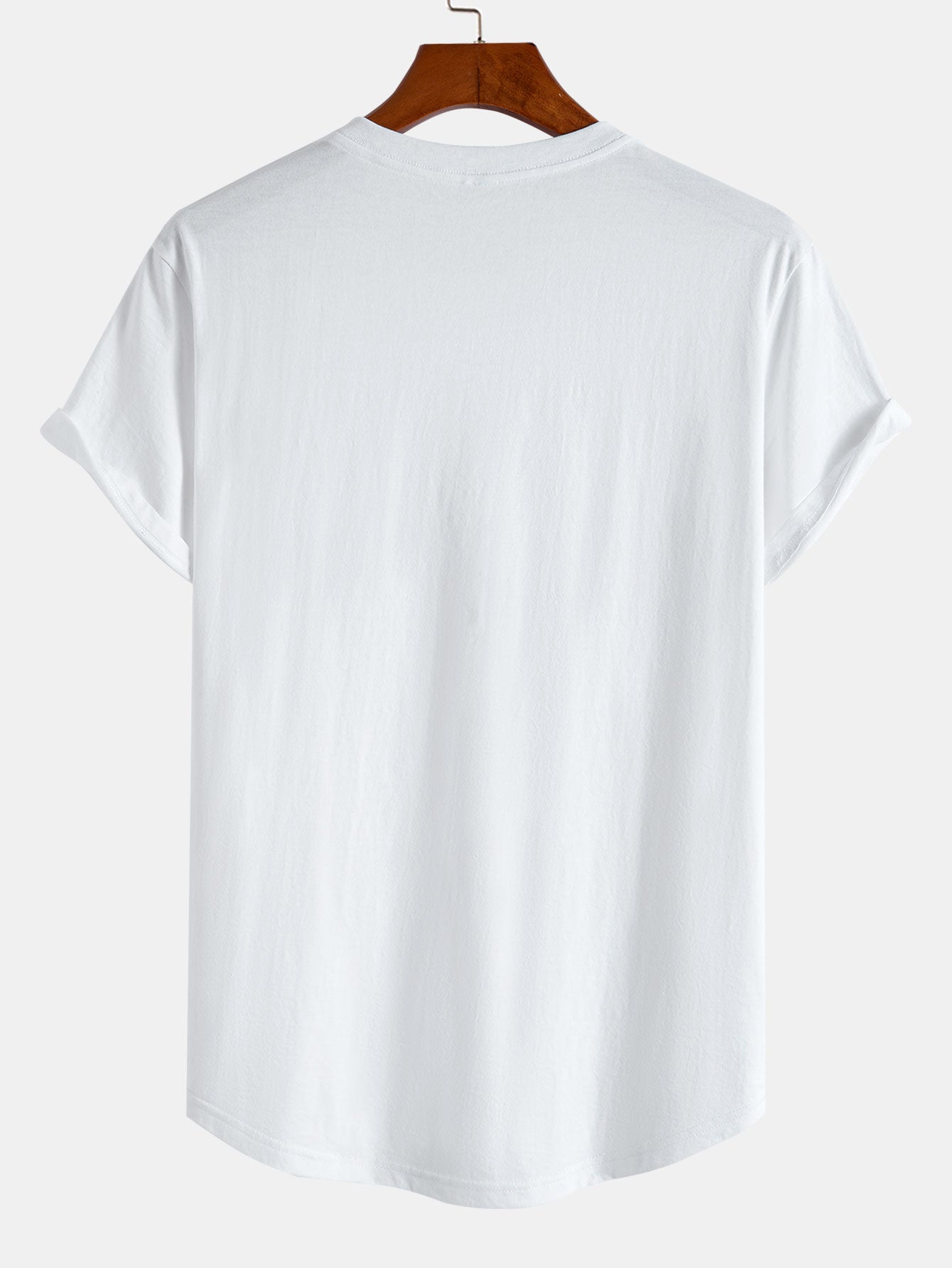 T-shirt homme bas arrondi