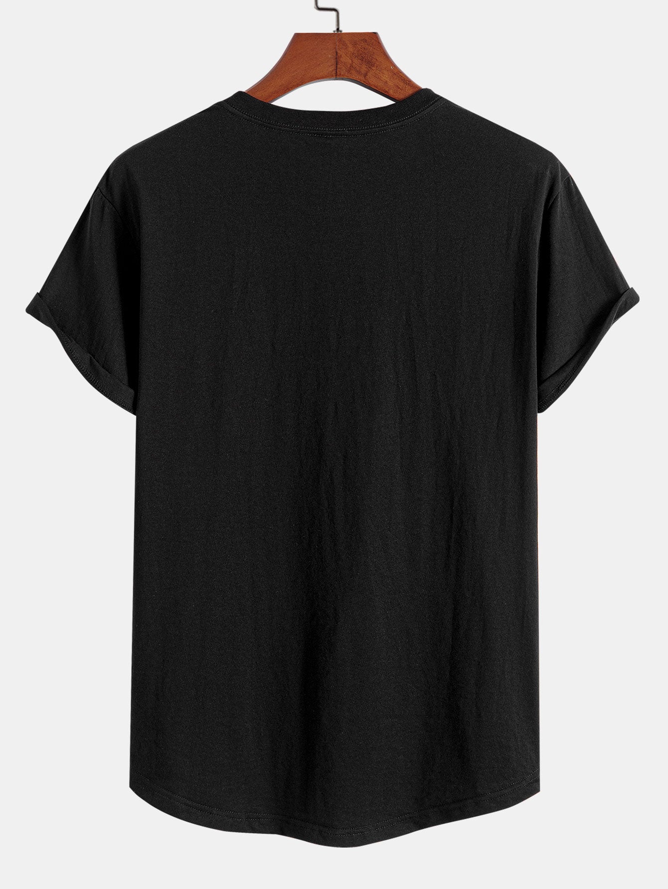 T-shirt homme bas arrondi