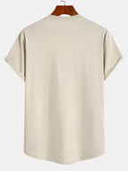 T-shirt homme bas arrondi