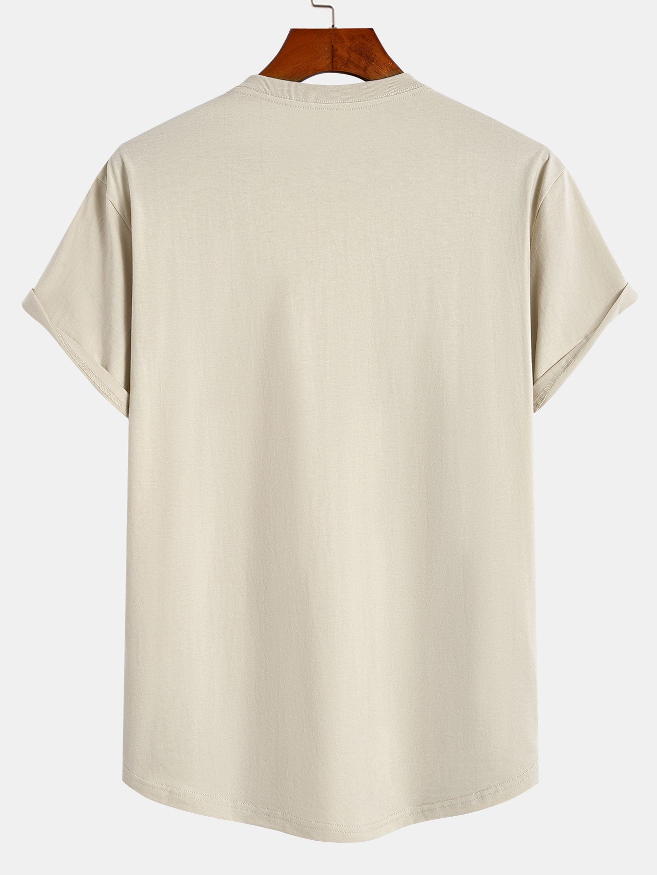 T-shirt homme bas arrondi