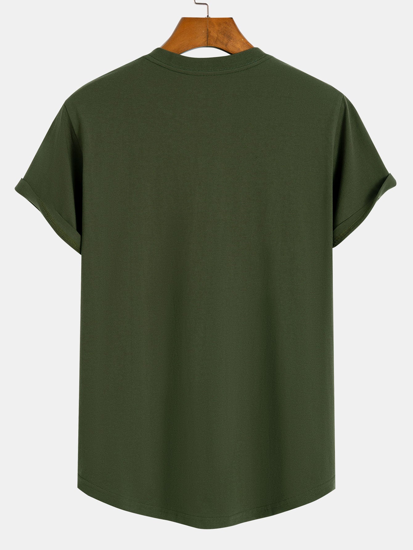 T-shirt homme bas arrondi