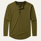 T-shirt homme boutonné manches longues