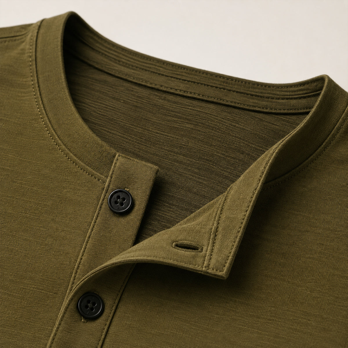 T-shirt homme boutonné manches longues