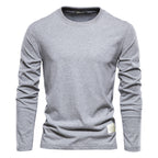 T-shirt homme col rond manches longues