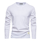 T-shirt homme col rond manches longues