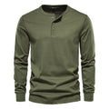 T-shirt homme col tunisien boutonné