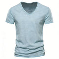T-shirt homme col V