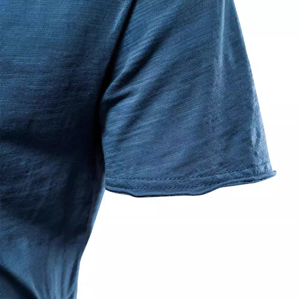 T-shirt homme col V